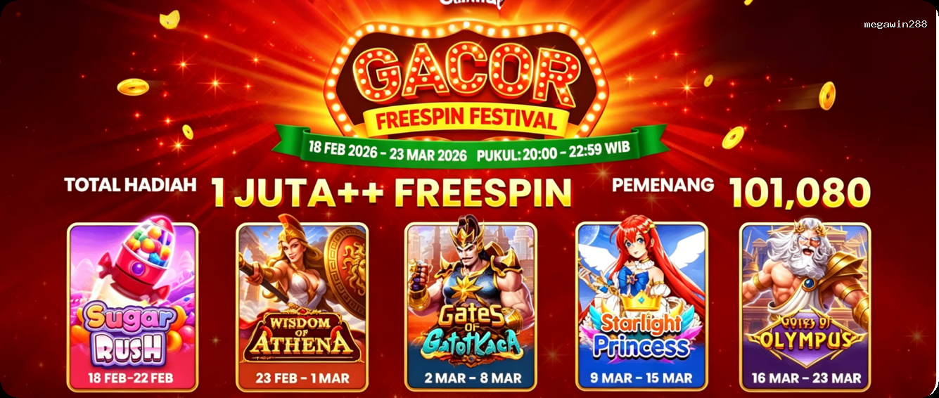 Login megawin288 Sekarang Bonus Melimpah